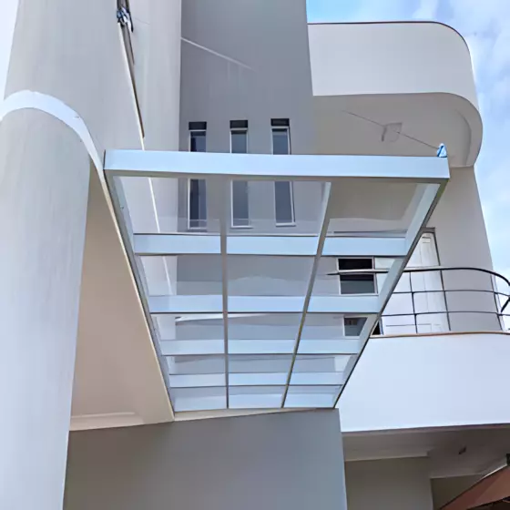 Policarbonato Compacto em Chácara Santo Hubertus, São Paulo — Instalação 5