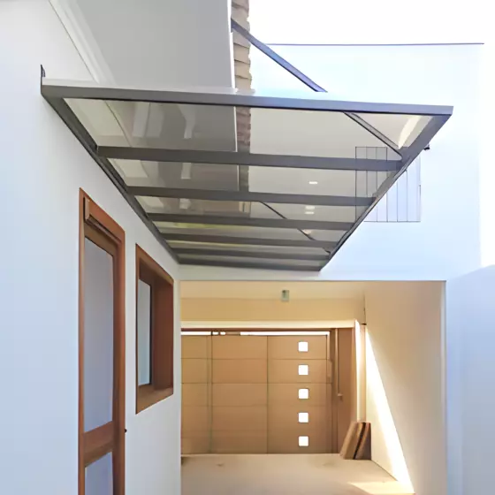 Policarbonato Compacto em Chácara Santo Hubertus, São Paulo — Instalação 7